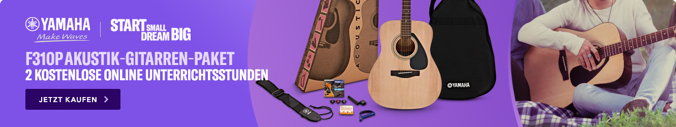 Yamaha F310P Akustikgitarren-Paket