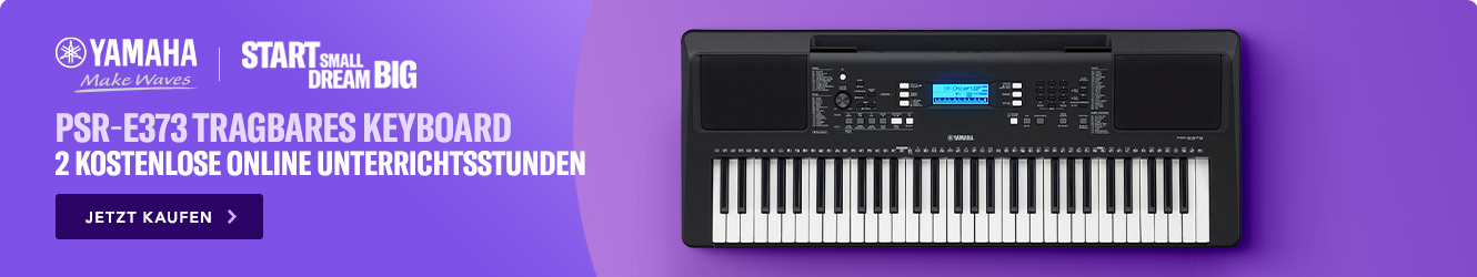 Yamaha PSR E373 Tragbare Tastatur